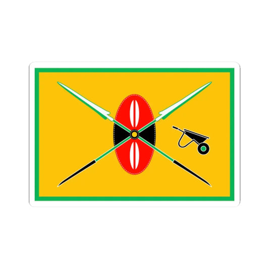 Kenya presidential standard William Ruto new (Kenya) STICKER Vinyl Kiss-Cut Decal 2 Inch White - The Sticker Space