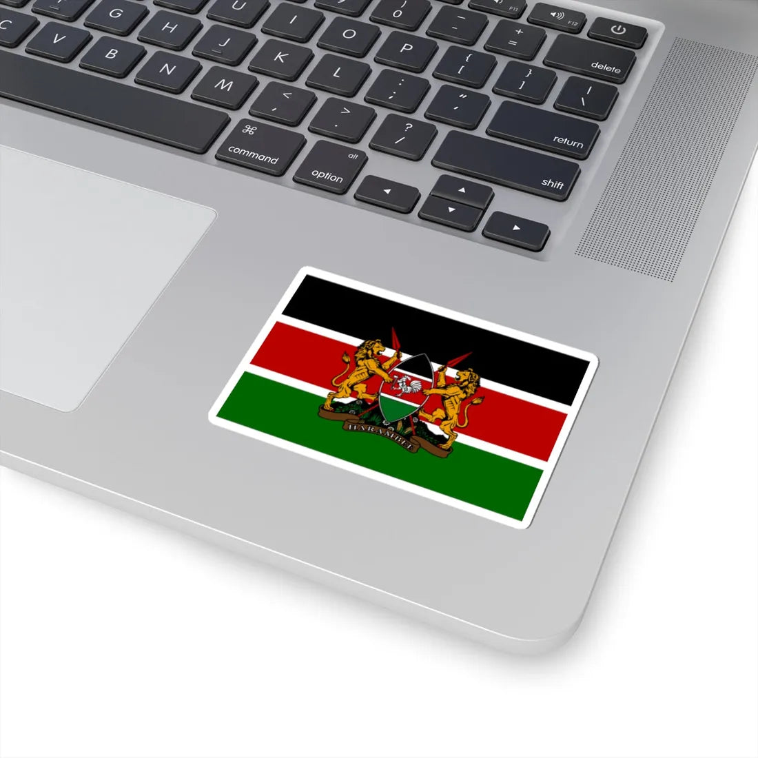 Kenyan coat of arms flag (Kenya) STICKER Vinyl Kiss-Cut Decal - The Sticker Space