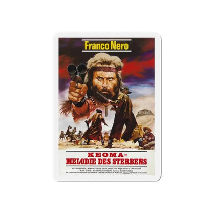 KEOMA 1976 Movie Poster - Refrigerator Magnet 3 Inch Die-Cut - The Sticker Space