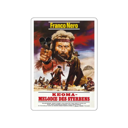 KEOMA 1976 Movie Poster STICKER Vinyl Die-Cut Decal - The Sticker Space