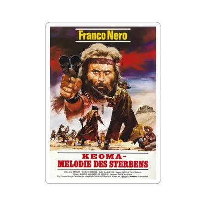 KEOMA 1976 Movie Poster - STICKER Vinyl Kiss-Cut Decal 6 Inch White - The Sticker Space