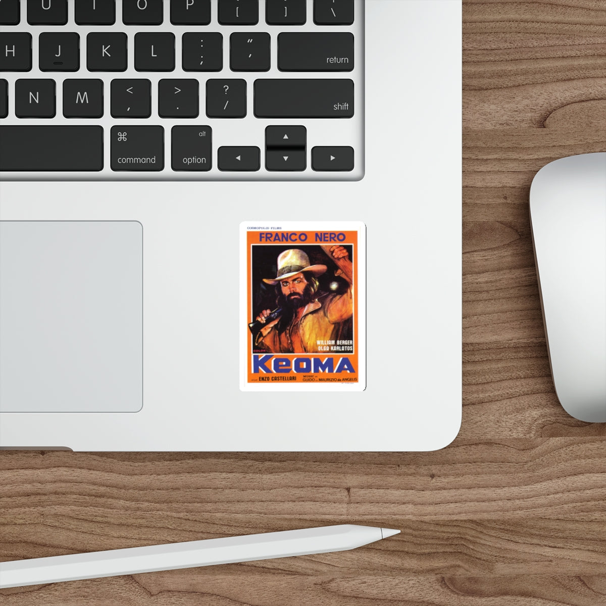 KEOMA (2) 1976 Movie Poster STICKER Vinyl Die-Cut Decal-The Sticker Space