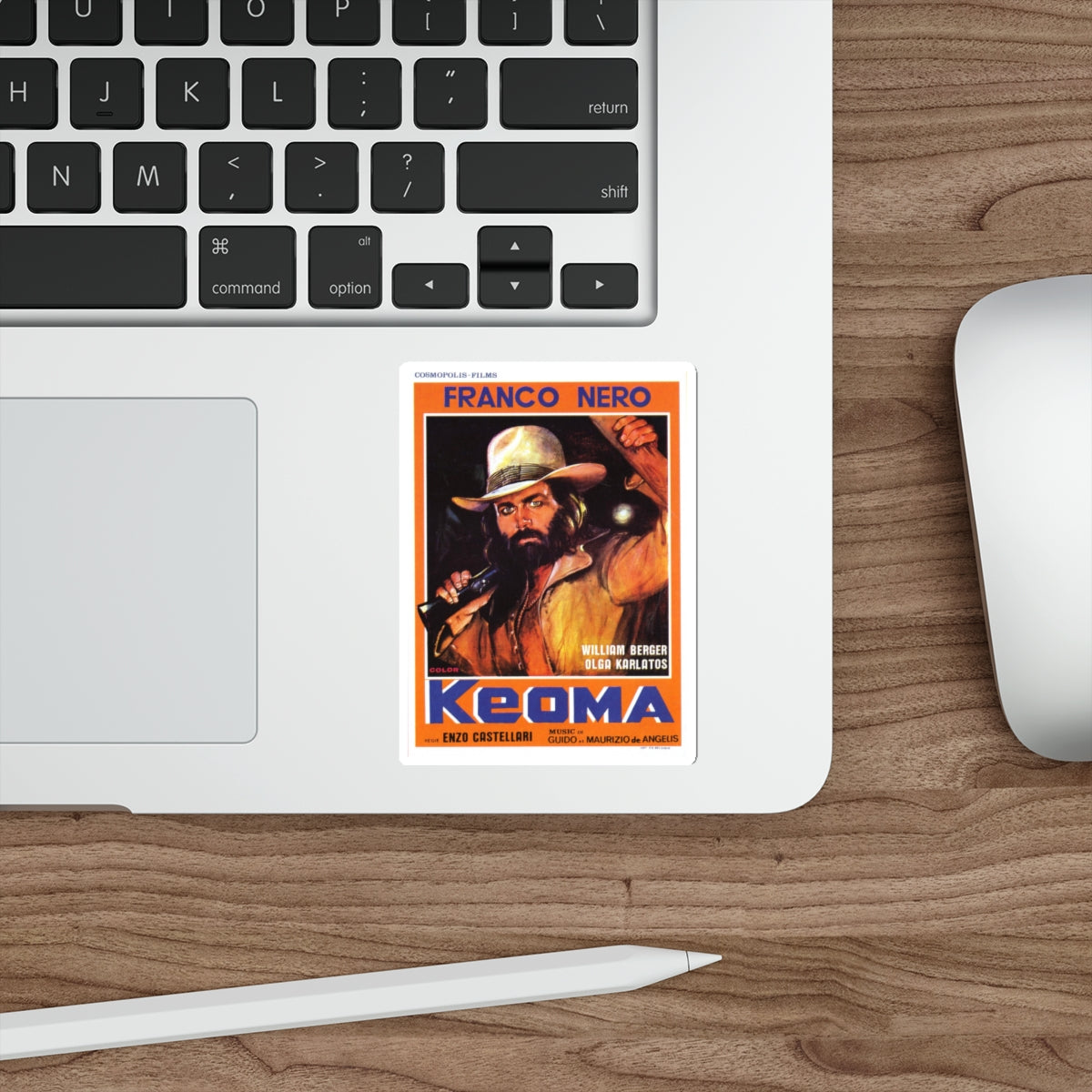 KEOMA (2) 1976 Movie Poster STICKER Vinyl Die-Cut Decal-The Sticker Space