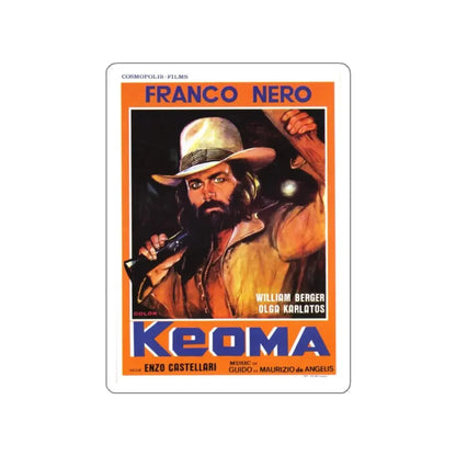 KEOMA (2) 1976 Movie Poster STICKER Vinyl Die-Cut Decal - The Sticker Space
