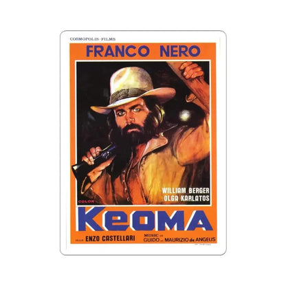KEOMA (2) 1976 Movie Poster - STICKER Vinyl Kiss-Cut Decal 3 Inch White - The Sticker Space