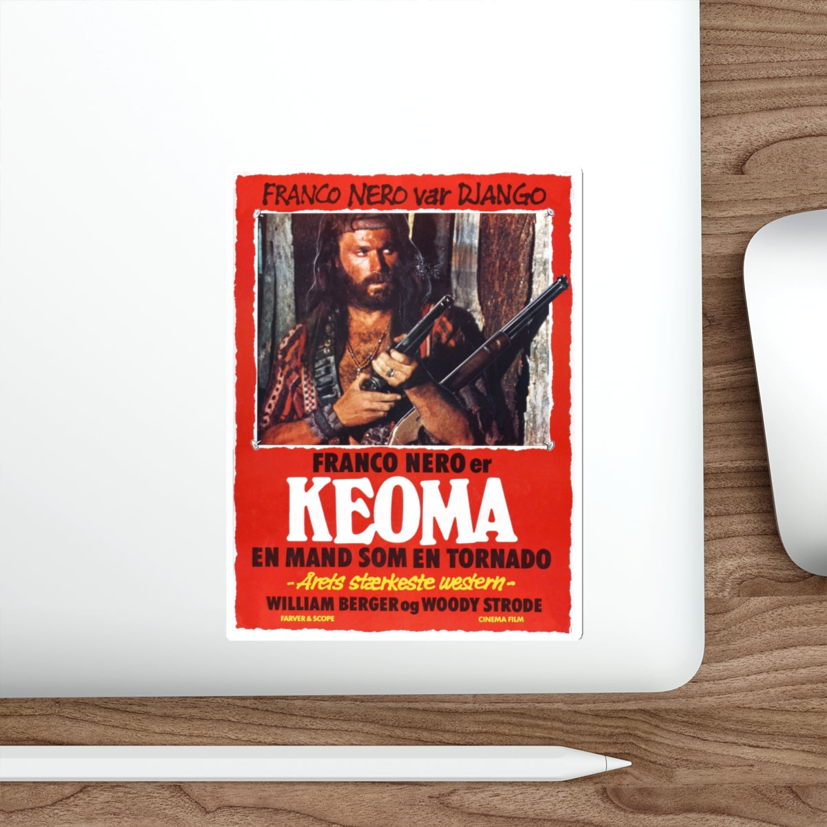 KEOMA (3) 1976 Movie Poster STICKER Vinyl Die-Cut Decal-The Sticker Space