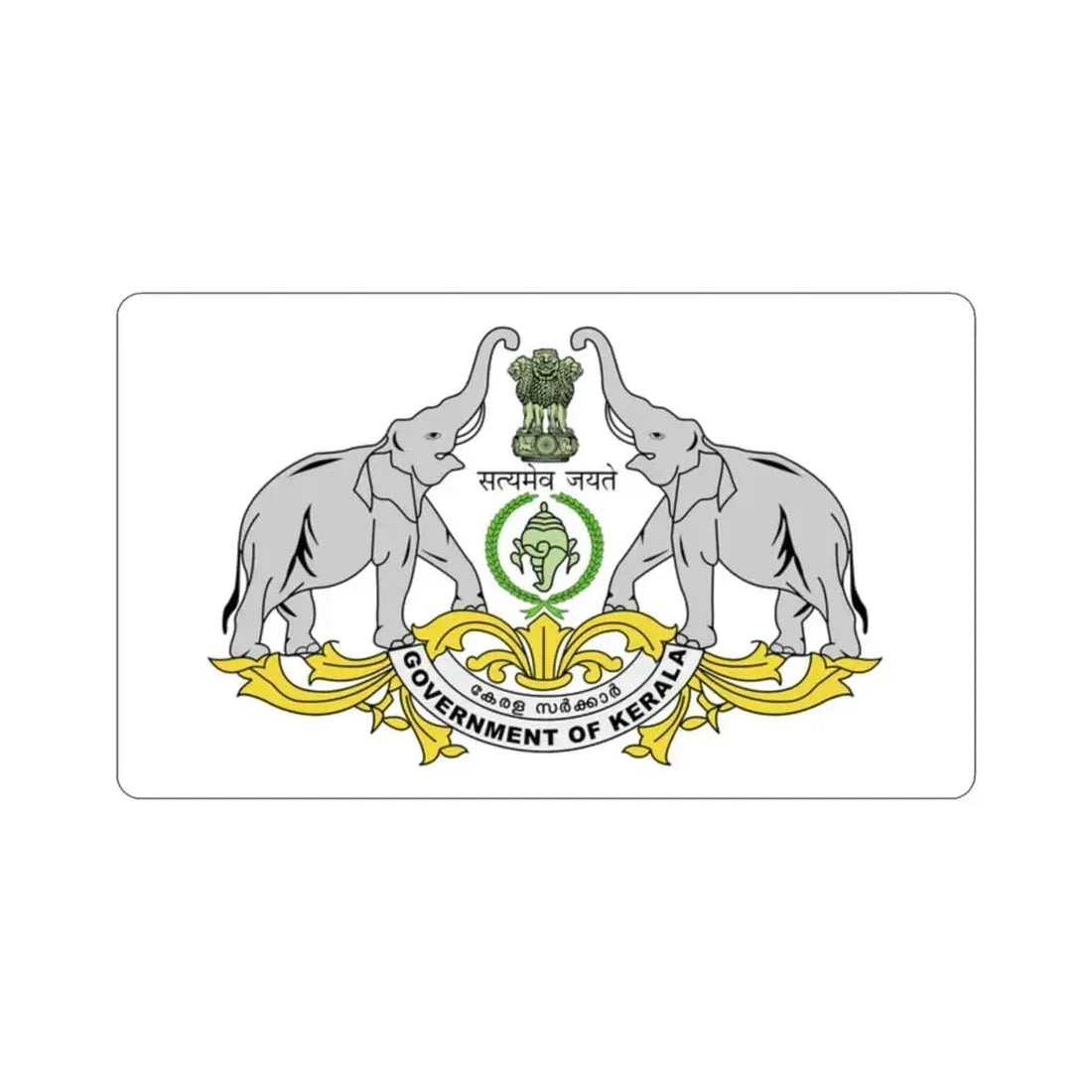 Kerala Flag (India) STICKER Vinyl Die-Cut Decal 2 Inch - The Sticker Space