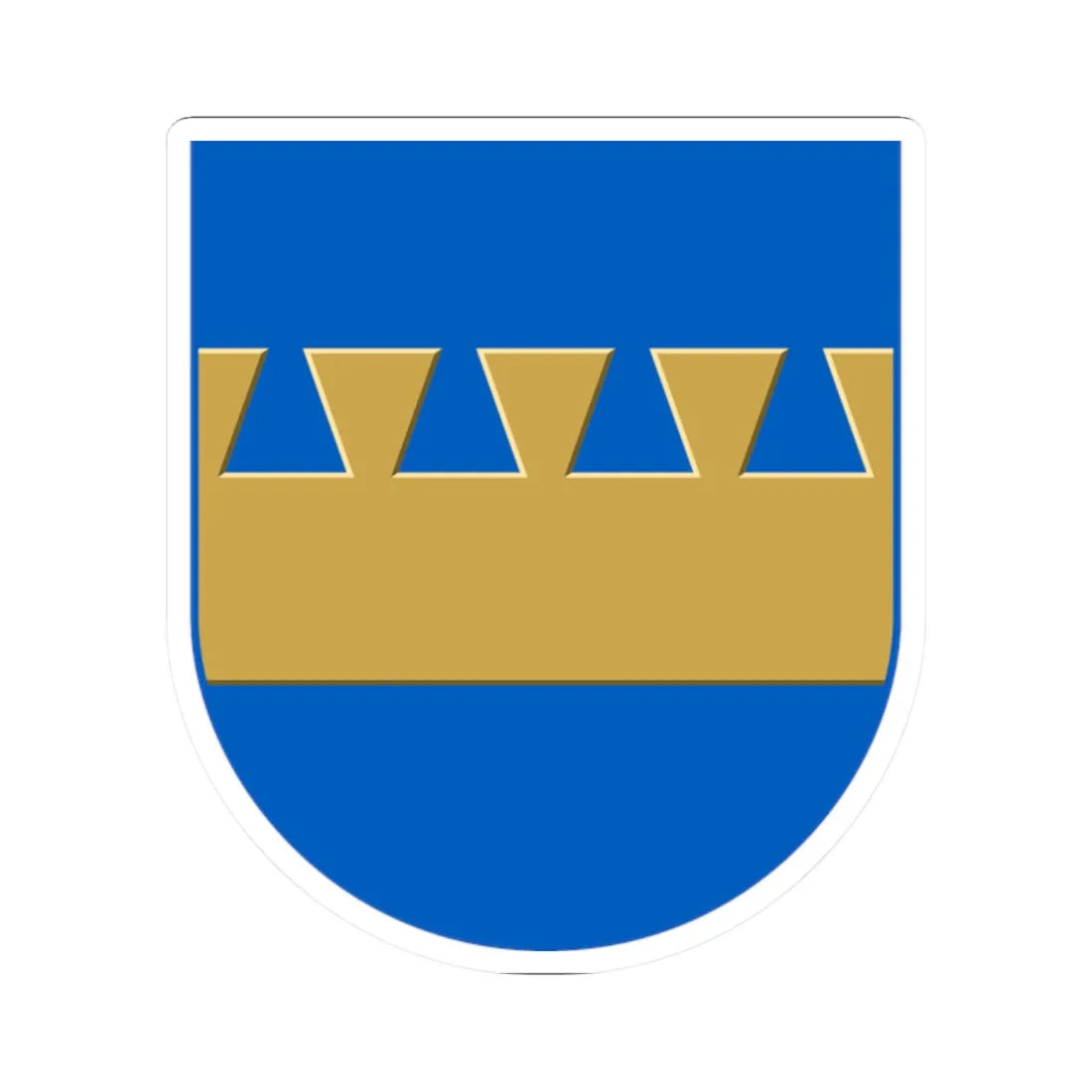 Kerava.vaakuna (Finland) (Coat of Arms) STICKER Vinyl Kiss-Cut Decal 2 Inch White - The Sticker Space