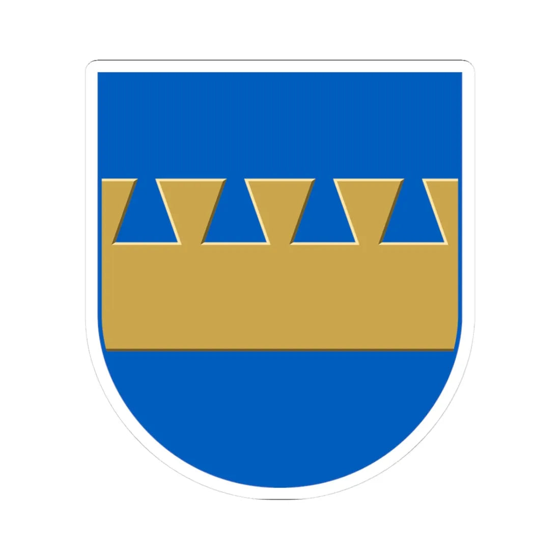 Kerava.vaakuna (Finland) (Coat of Arms) STICKER Vinyl Kiss-Cut Decal 3 Inch White - The Sticker Space