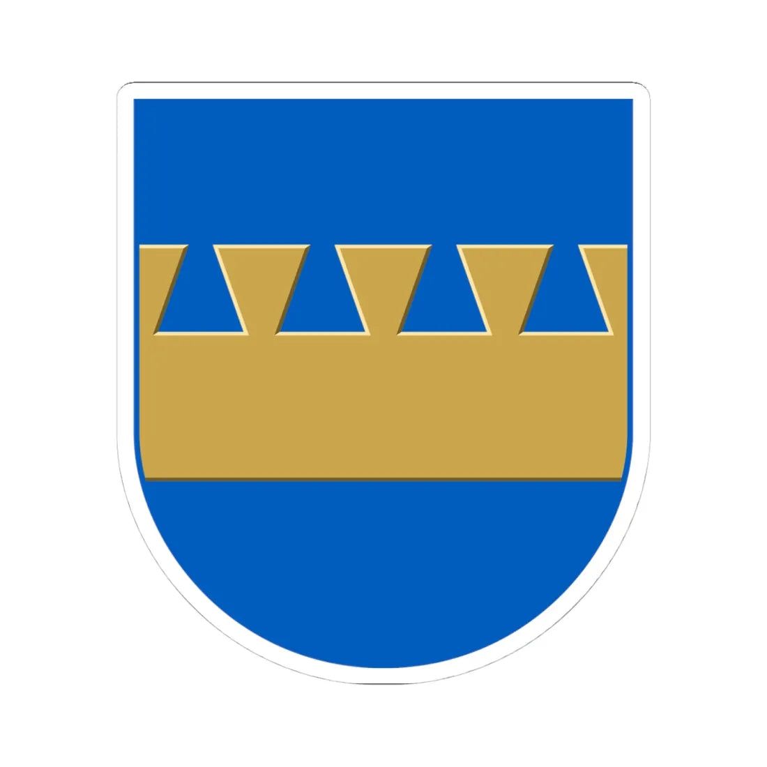Kerava.vaakuna (Finland) (Coat of Arms) STICKER Vinyl Kiss-Cut Decal 4 Inch White - The Sticker Space
