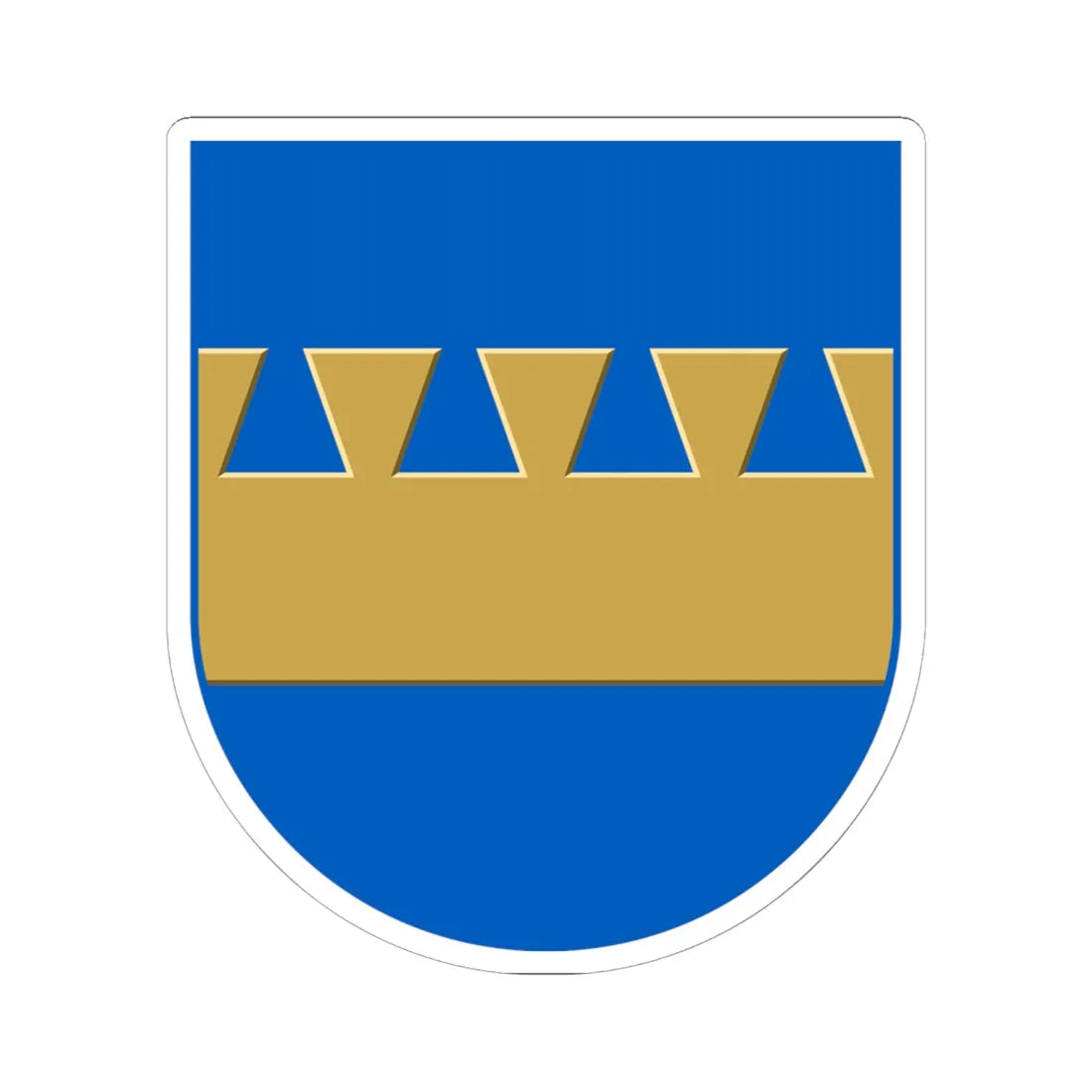 Kerava.vaakuna (Finland) (Coat of Arms) STICKER Vinyl Kiss-Cut Decal 6 Inch White - The Sticker Space