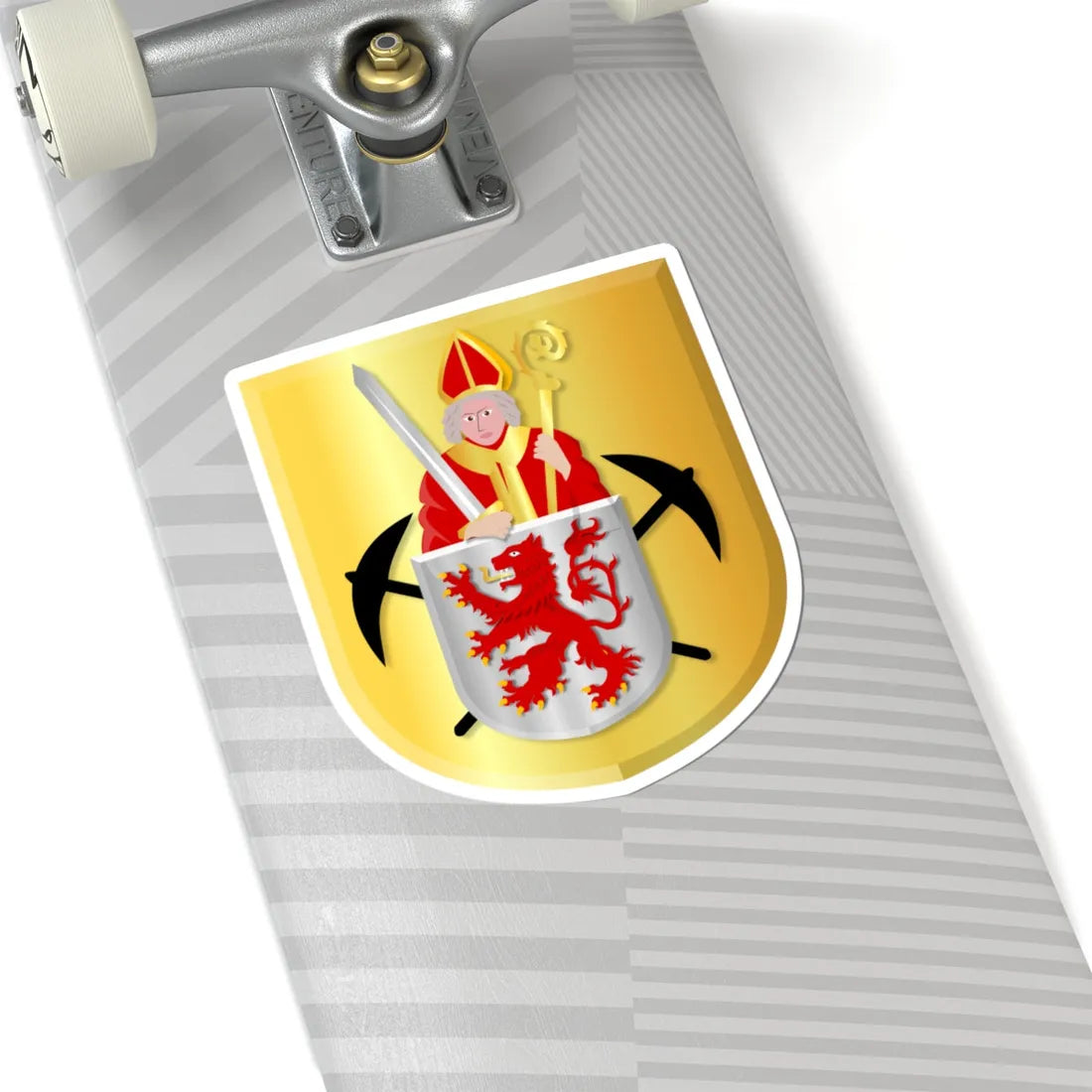 Kerkrade wapen (Netherlands) (Coat of Arms) STICKER Vinyl Kiss-Cut Decal - The Sticker Space