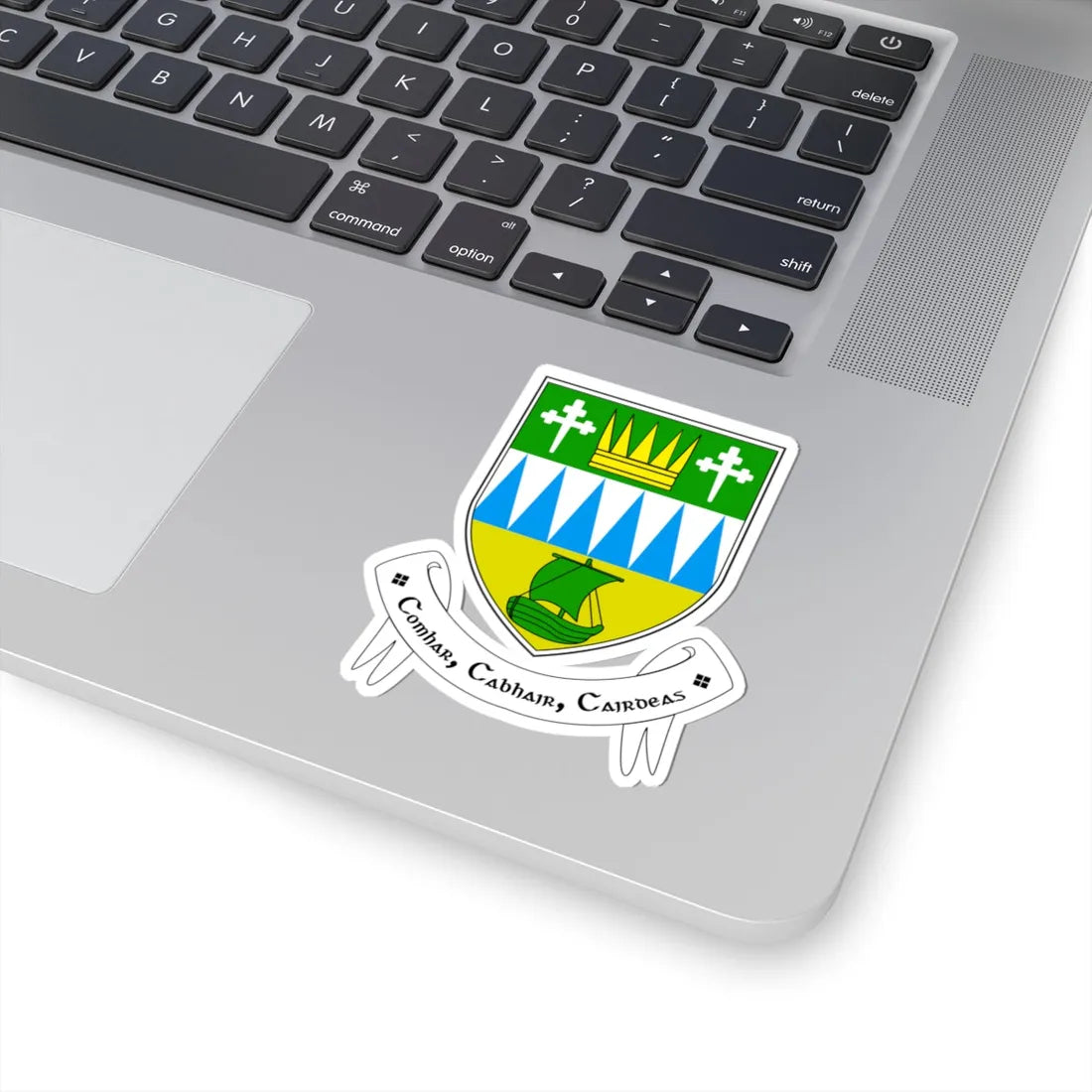 Kerrycocologo (Ireland) (Coat of Arms) STICKER Vinyl Kiss-Cut Decal - The Sticker Space