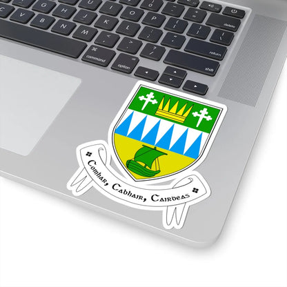 Kerrycocologo (Ireland) (Coat of Arms) STICKER Vinyl Kiss-Cut Decal - The Sticker Space