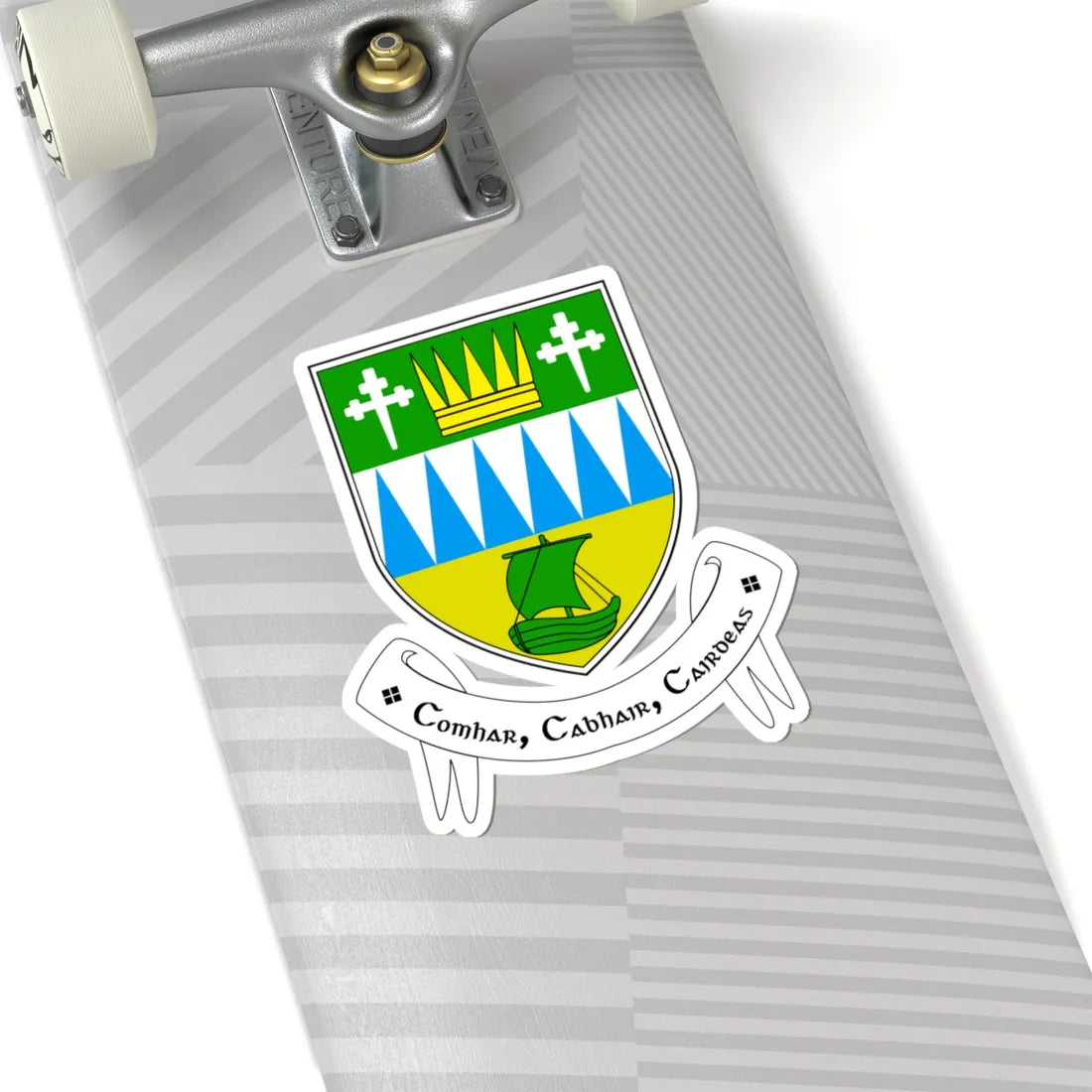 Kerrycocologo (Ireland) (Coat of Arms) STICKER Vinyl Kiss-Cut Decal - The Sticker Space