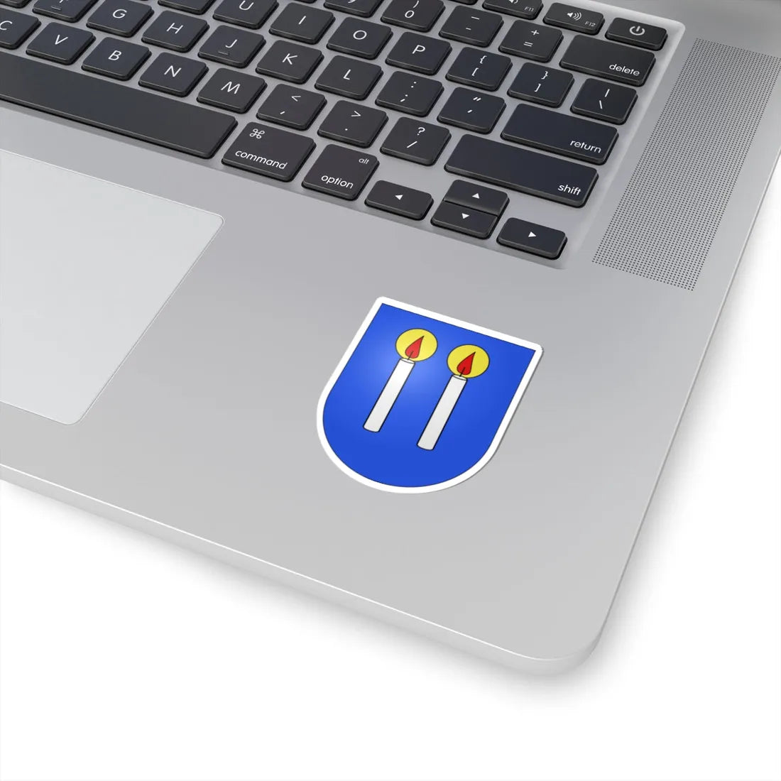 Kerzers-coat of arms (Switzerland) (Coat of Arms) STICKER Vinyl Kiss-Cut Decal - The Sticker Space