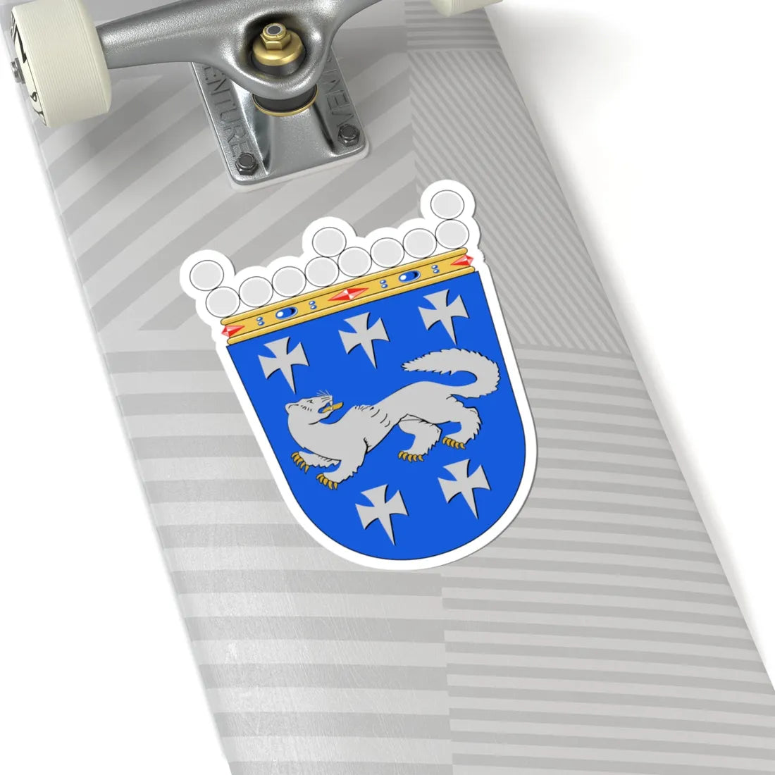 Keski-Pohjanmaa.vaakuna (Finland) (Coat of Arms) STICKER Vinyl Kiss-Cut Decal - The Sticker Space