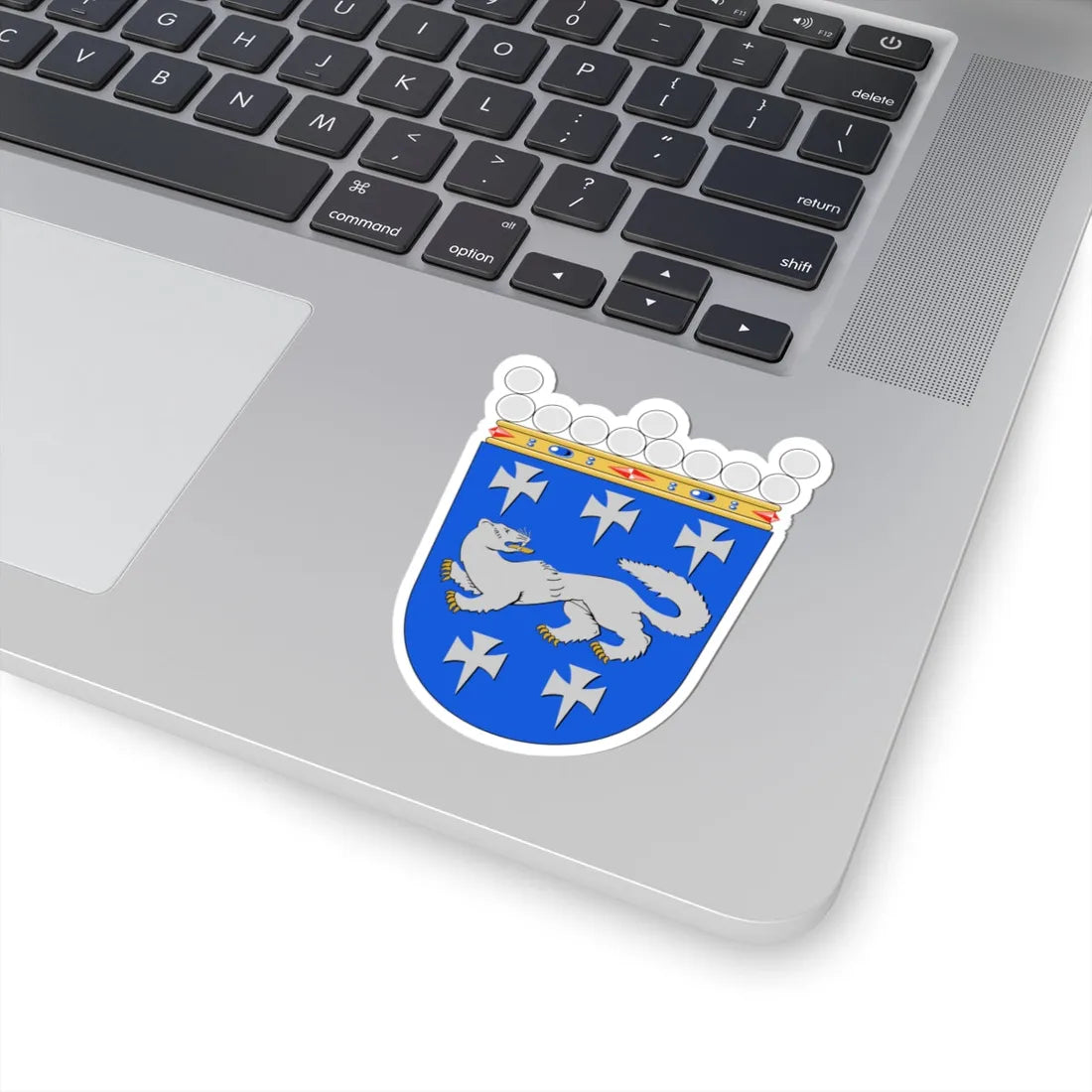 Keski-Pohjanmaa.vaakuna (Finland) (Coat of Arms) STICKER Vinyl Kiss-Cut Decal - The Sticker Space