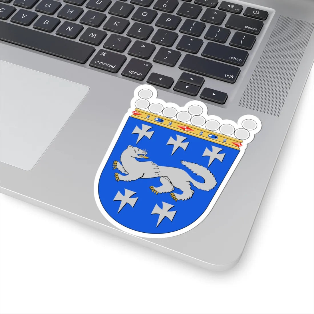 Keski-Pohjanmaa.vaakuna (Finland) (Coat of Arms) STICKER Vinyl Kiss-Cut Decal - The Sticker Space