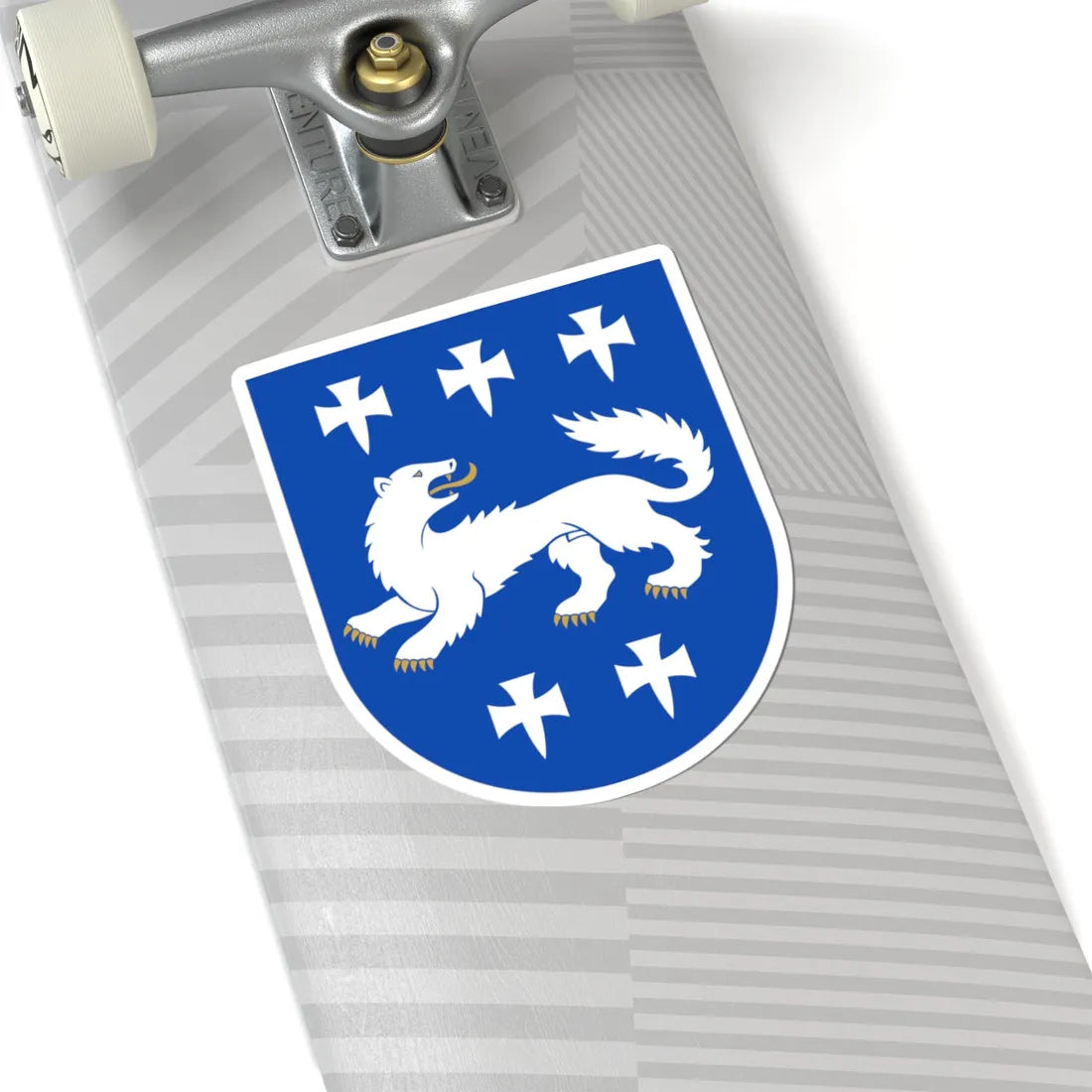 Keski-Pohjanmaa.vaakuna2 (Finland) (Coat of Arms) STICKER Vinyl Kiss-Cut Decal - The Sticker Space