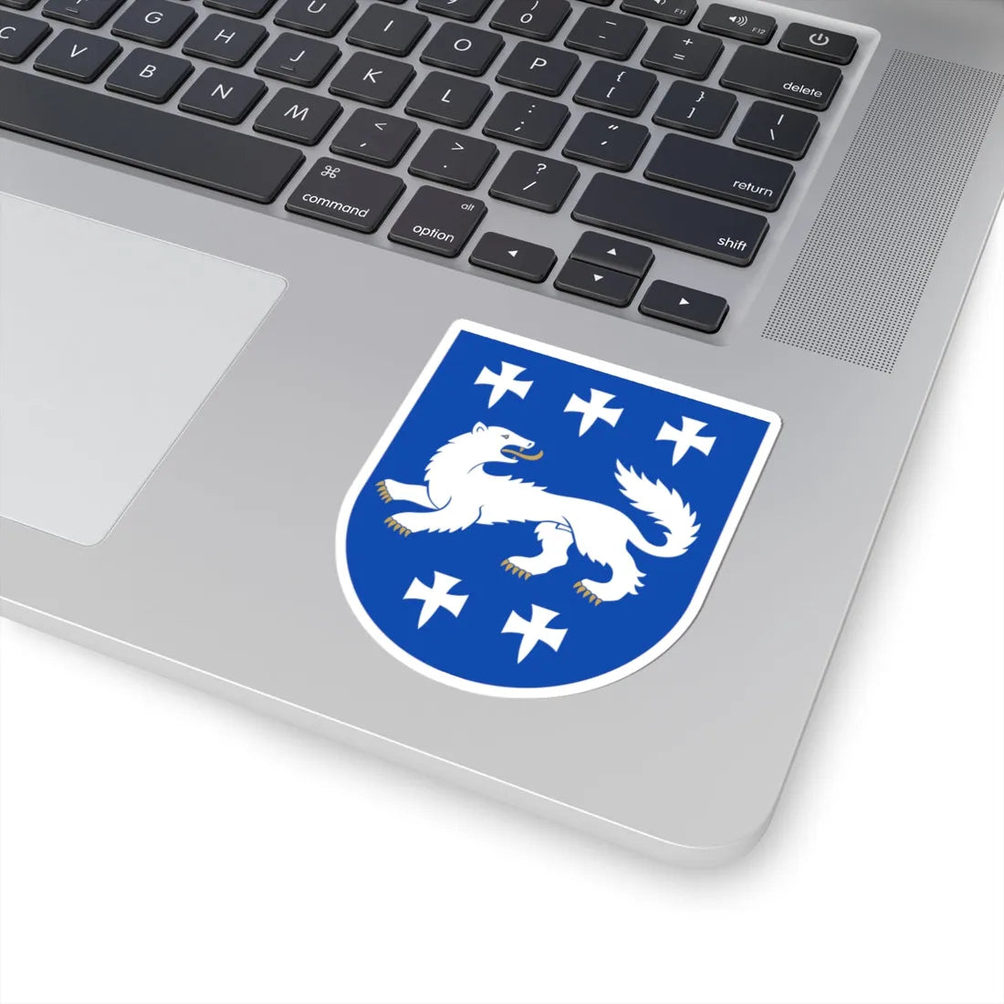 Keski-Pohjanmaa.vaakuna2 (Finland) (Coat of Arms) STICKER Vinyl Kiss-Cut Decal - The Sticker Space