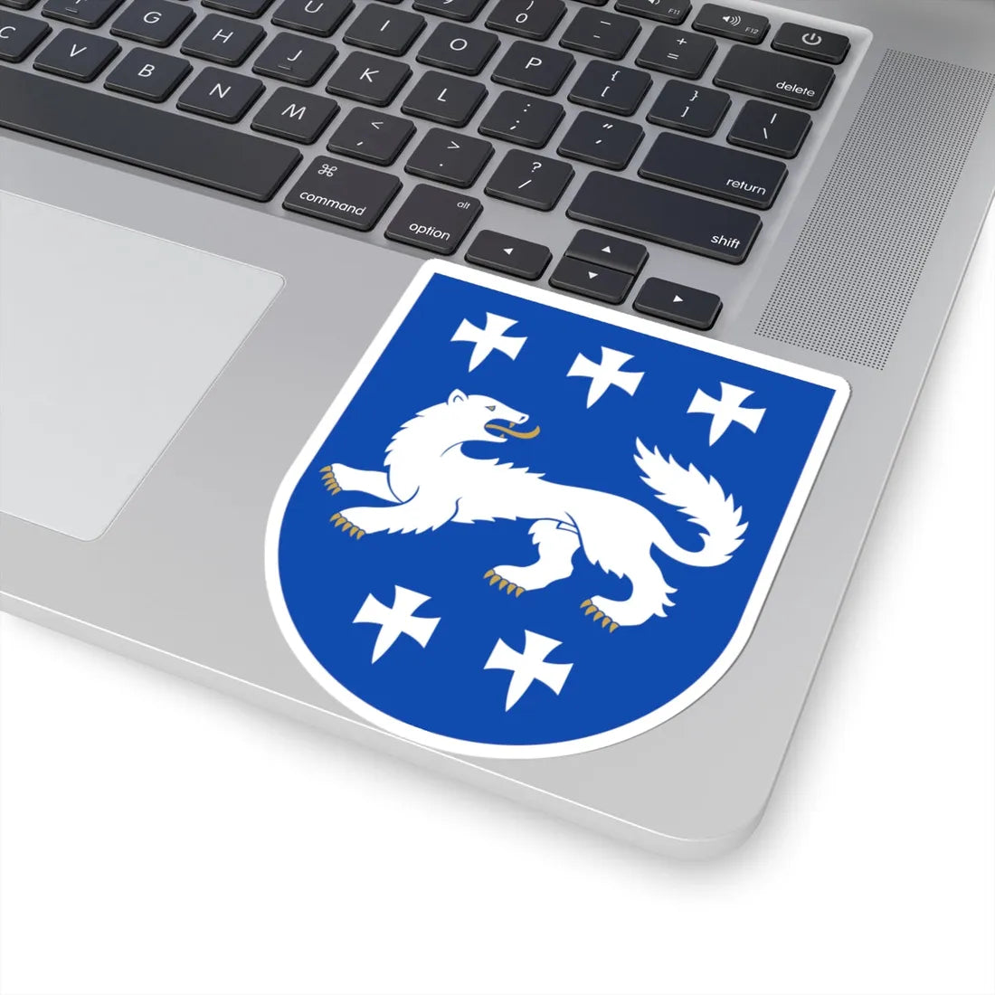 Keski-Pohjanmaa.vaakuna2 (Finland) (Coat of Arms) STICKER Vinyl Kiss-Cut Decal - The Sticker Space