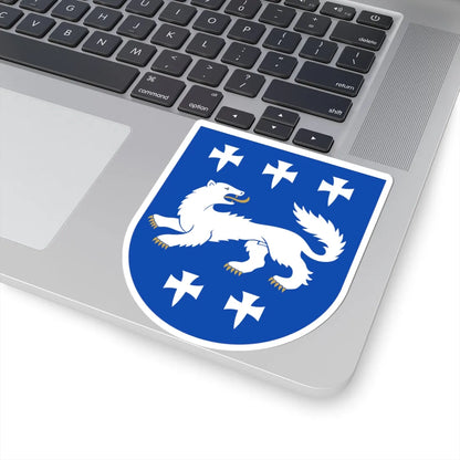 Keski-Pohjanmaa.vaakuna2 (Finland) (Coat of Arms) STICKER Vinyl Kiss-Cut Decal - The Sticker Space