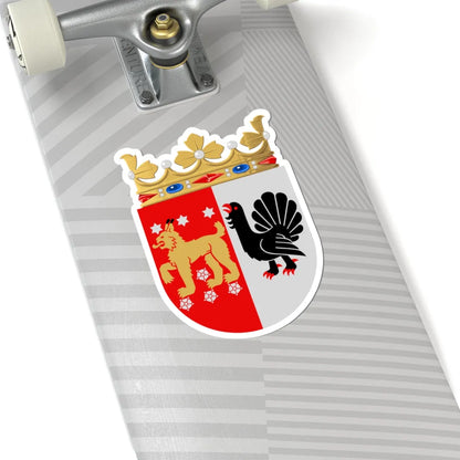 Keski-Suomen lääni.vaakuna (Finland) (Coat of Arms) STICKER Vinyl Kiss-Cut Decal - The Sticker Space