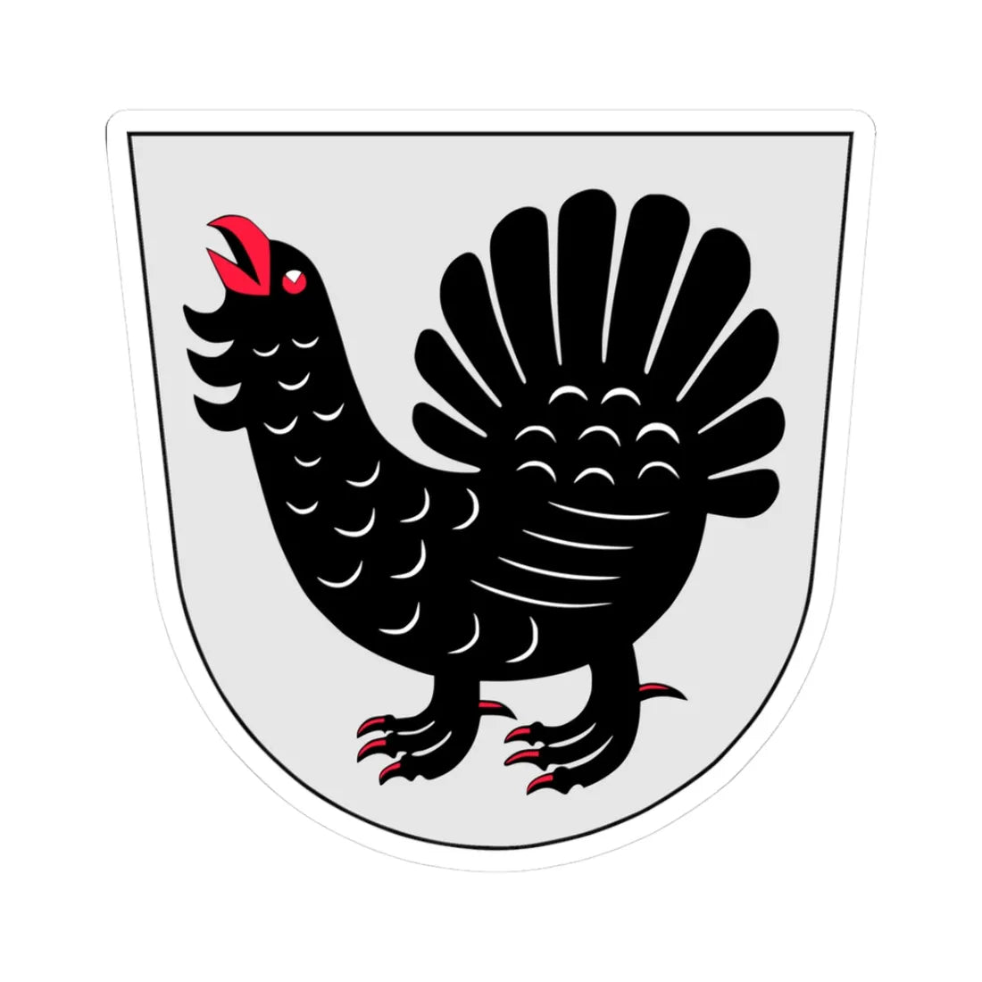 Keski-Suomi Coat of Arms (Finland) (Coat of Arms) STICKER Vinyl Kiss-Cut Decal - The Sticker Space