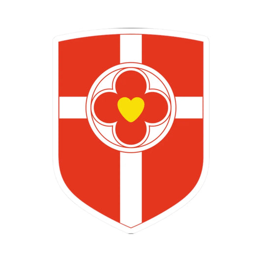 Kesklinn linnaosa vapp (Estonia) (Coat of Arms) STICKER Vinyl Kiss-Cut Decal 2 Inch White - The Sticker Space