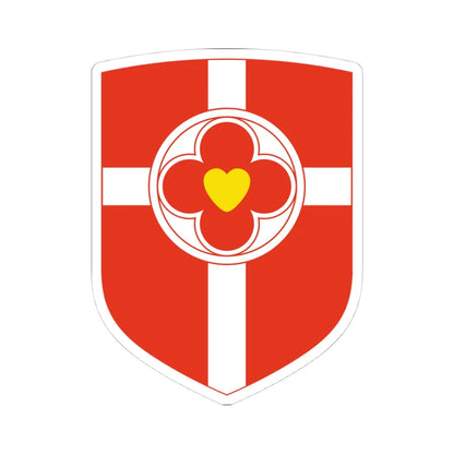 Kesklinn linnaosa vapp (Estonia) (Coat of Arms) STICKER Vinyl Kiss-Cut Decal 4 Inch White - The Sticker Space