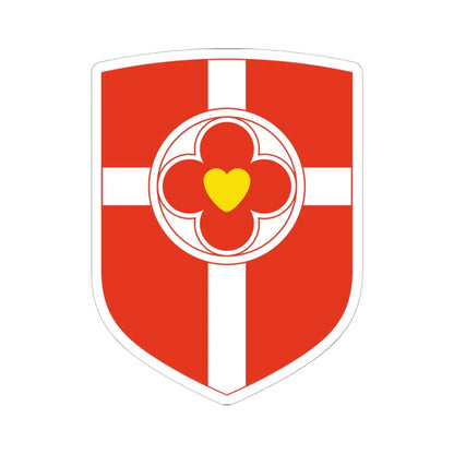 Kesklinn linnaosa vapp (Estonia) (Coat of Arms) STICKER Vinyl Kiss-Cut Decal 6 Inch White - The Sticker Space