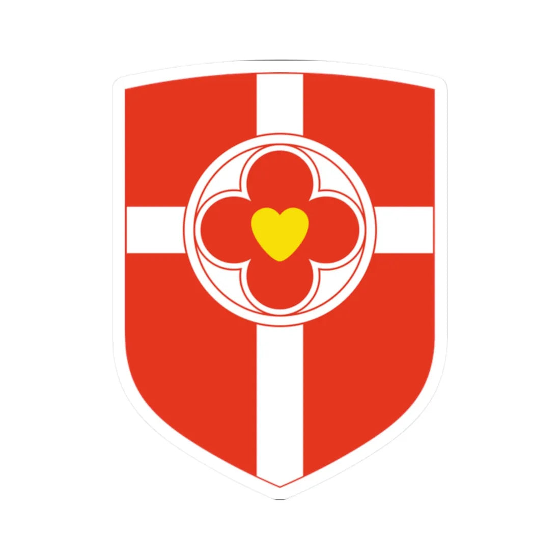 Kesklinn linnaosa vapp (Estonia) (Coat of Arms) STICKER Vinyl Kiss-Cut Decal - The Sticker Space