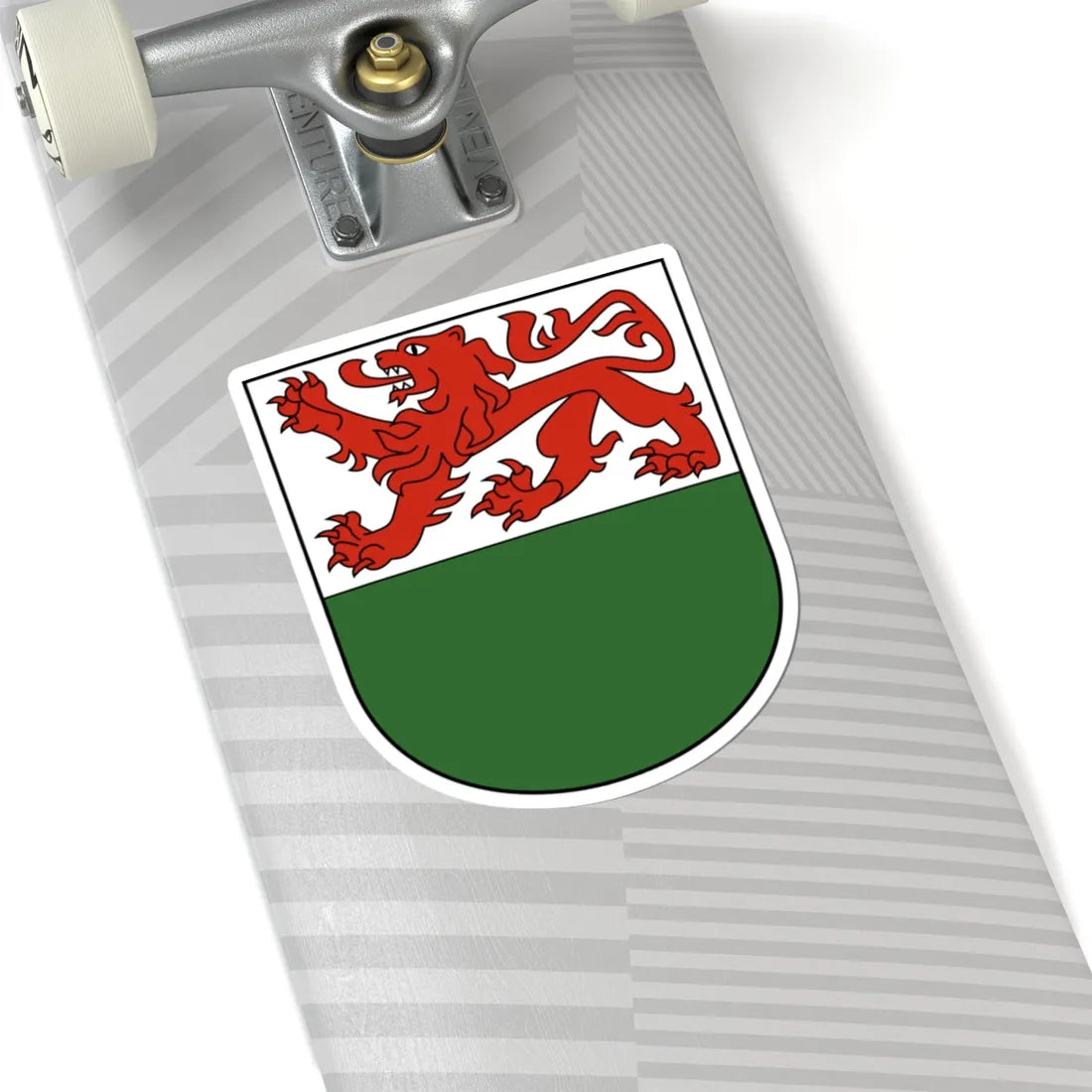 Kesswil-blazon (Switzerland) (Coat of Arms) STICKER Vinyl Kiss-Cut Decal - The Sticker Space