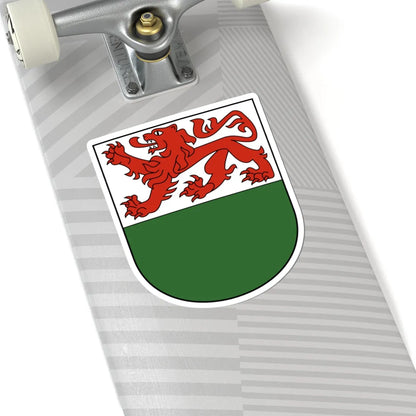 Kesswil-blazon (Switzerland) (Coat of Arms) STICKER Vinyl Kiss-Cut Decal - The Sticker Space