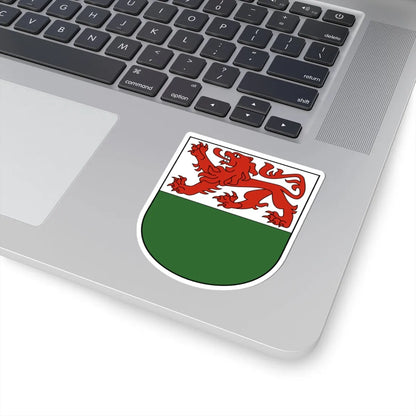 Kesswil-blazon (Switzerland) (Coat of Arms) STICKER Vinyl Kiss-Cut Decal - The Sticker Space