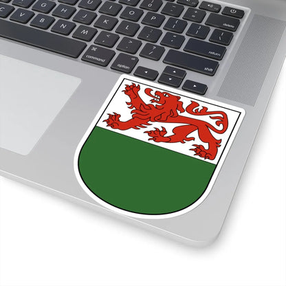 Kesswil-blazon (Switzerland) (Coat of Arms) STICKER Vinyl Kiss-Cut Decal - The Sticker Space