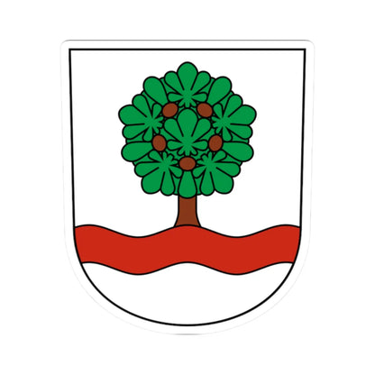 Kestenholz-blazon (Switzerland) (Coat of Arms) STICKER Vinyl Kiss-Cut Decal 2 Inch White - The Sticker Space