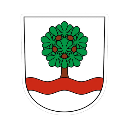 Kestenholz-blazon (Switzerland) (Coat of Arms) STICKER Vinyl Kiss-Cut Decal 6 Inch White - The Sticker Space