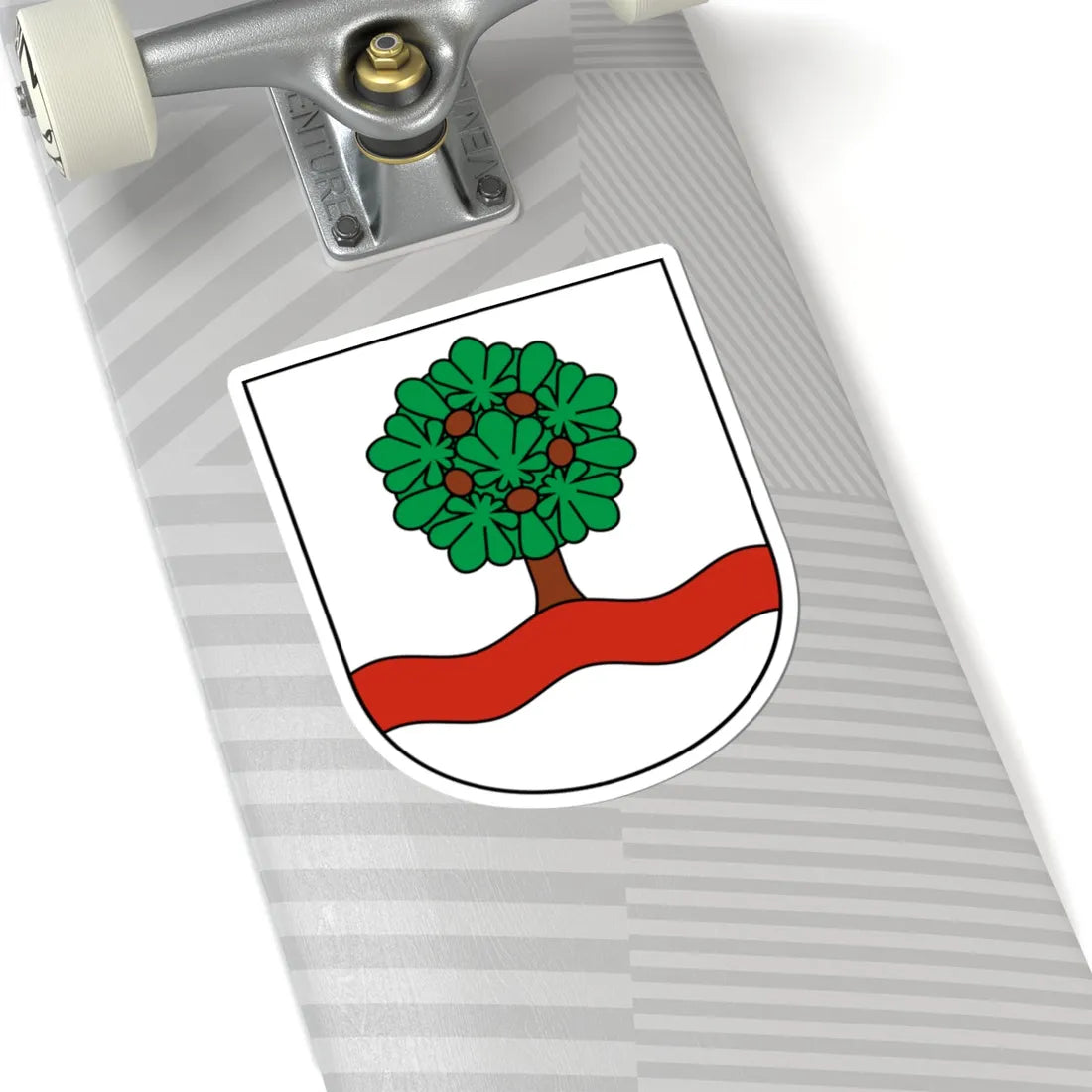 Kestenholz-blazon (Switzerland) (Coat of Arms) STICKER Vinyl Kiss-Cut Decal - The Sticker Space