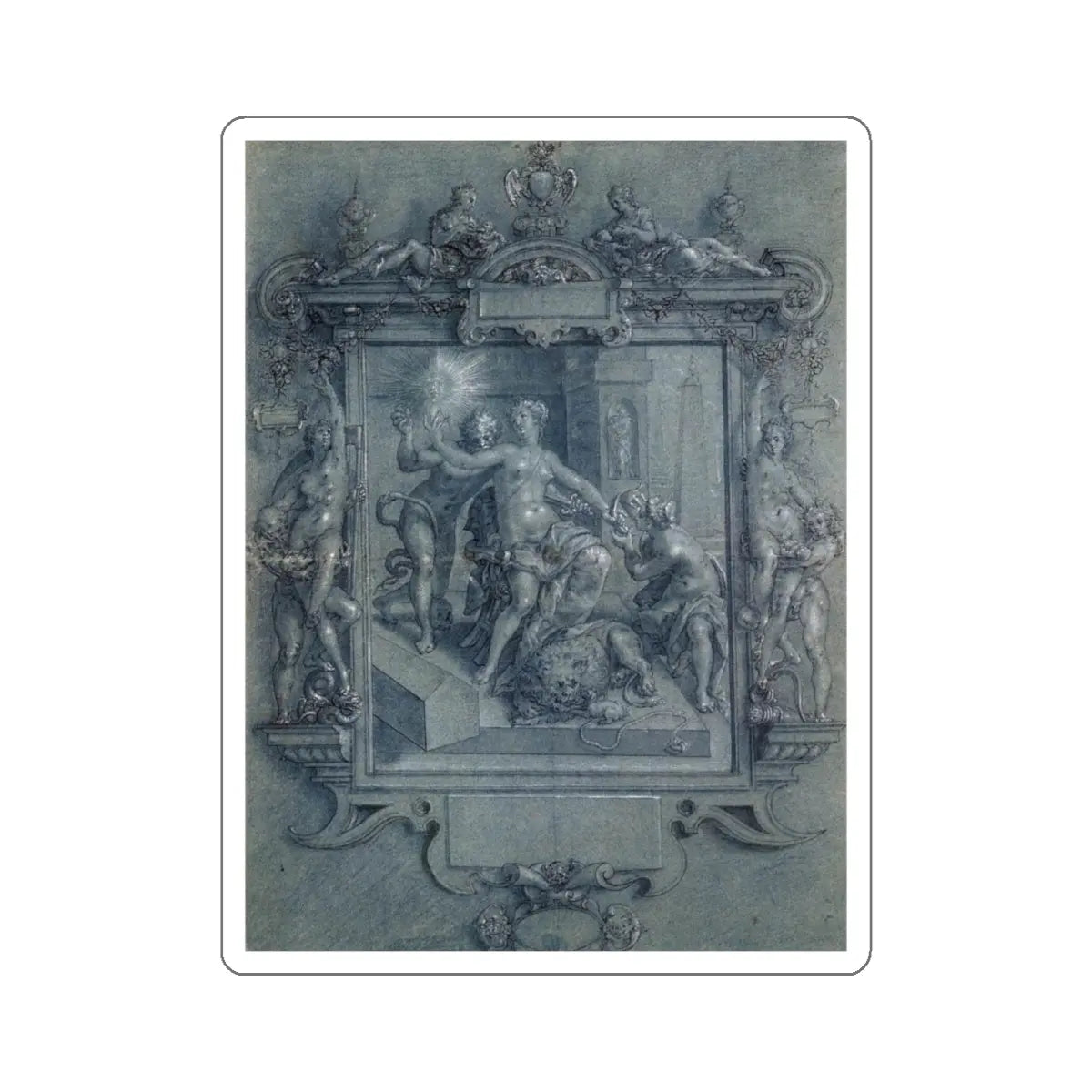 SKU:21611148021462649695 Sticker types:White Shape:Die-Cut Sizes:4" × 4"