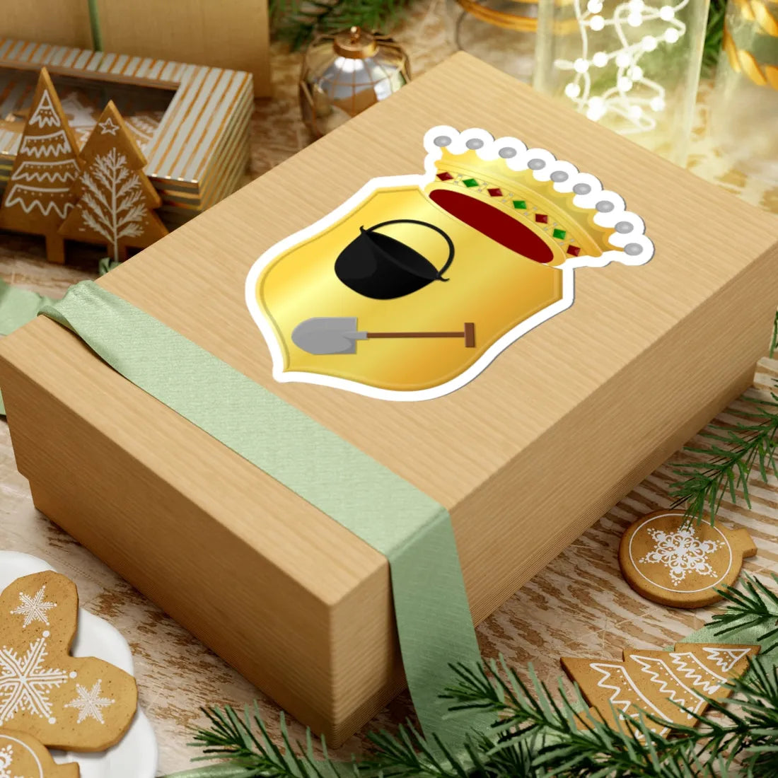 Kethel en Spaland gemeentewapen (Netherlands) (Coat of Arms) STICKER Vinyl Kiss-Cut Decal - The Sticker Space