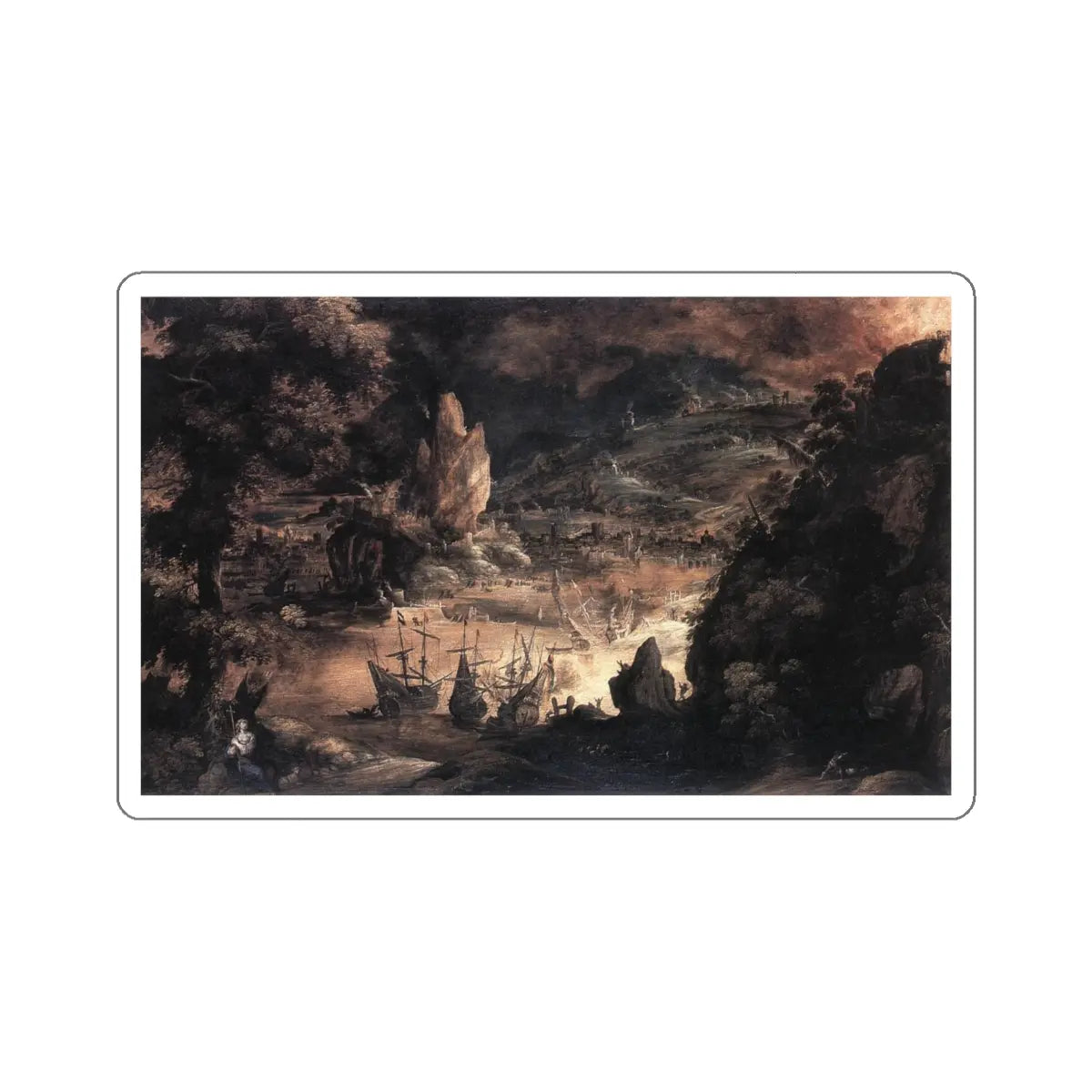 SKU:32558995135763167205 Sticker types:White Shape:Die-Cut Sizes:4" × 4"