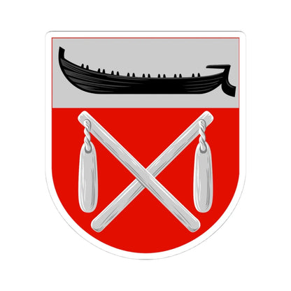 Keuruu.vaakuna (Finland) (Coat of Arms) STICKER Vinyl Kiss-Cut Decal 4 Inch White - The Sticker Space