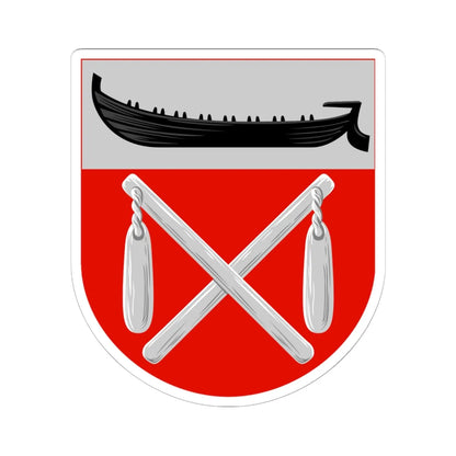 Keuruu.vaakuna (Finland) (Coat of Arms) STICKER Vinyl Kiss-Cut Decal 6 Inch White - The Sticker Space