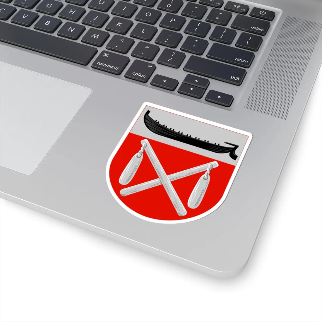 Keuruu.vaakuna (Finland) (Coat of Arms) STICKER Vinyl Kiss-Cut Decal - The Sticker Space