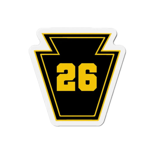 Keystone 26 USS JOHN P MURTHA LPD 26 (U.S. Navy) Refrigerator Magnet 2 Inch - The Sticker Space