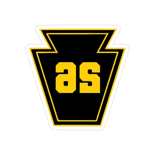 Keystone 26 USS JOHN P MURTHA LPD 26 (U.S. Navy) REVERSE PRINT Transparent Die-Cut STICKER 2 Inch Die-Cut Transparent - The Sticker Space