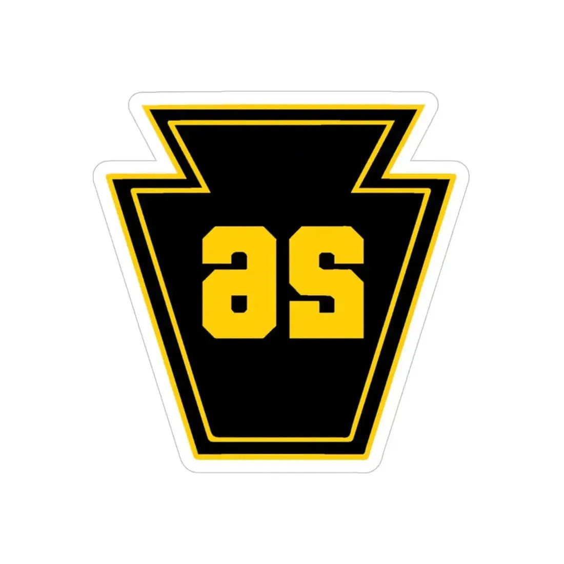 Keystone 26 USS JOHN P MURTHA LPD 26 (U.S. Navy) REVERSE PRINT Transparent Die-Cut STICKER 4 Inch Die-Cut Transparent - The Sticker Space