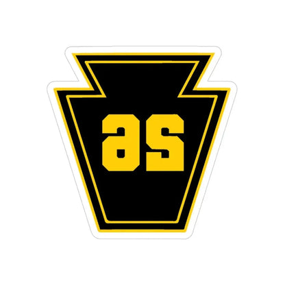 Keystone 26 USS JOHN P MURTHA LPD 26 (U.S. Navy) REVERSE PRINT Transparent Die-Cut STICKER 4 Inch Die-Cut Transparent - The Sticker Space